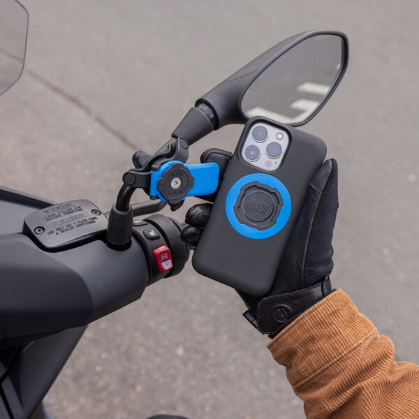 Second image of Βάση κινητού Quad Lock για καθρέπτη moto